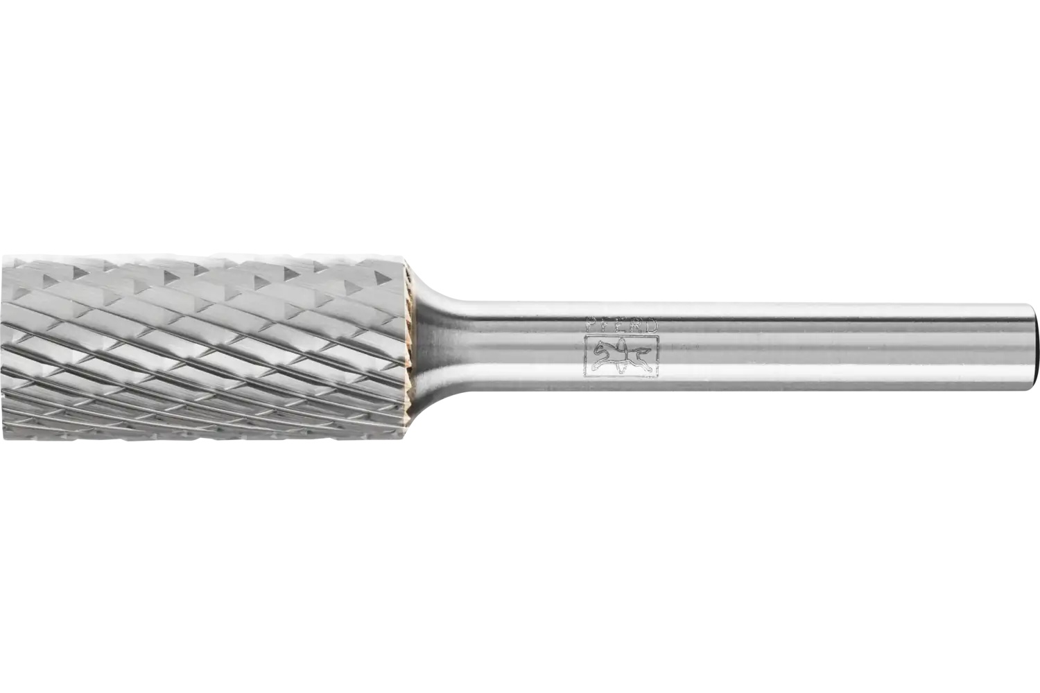 Picture of Pferd Carbide Bur SA-5 Cylindrical Uncut End Double Cut 1/2" x 1" x 1/4" Shank